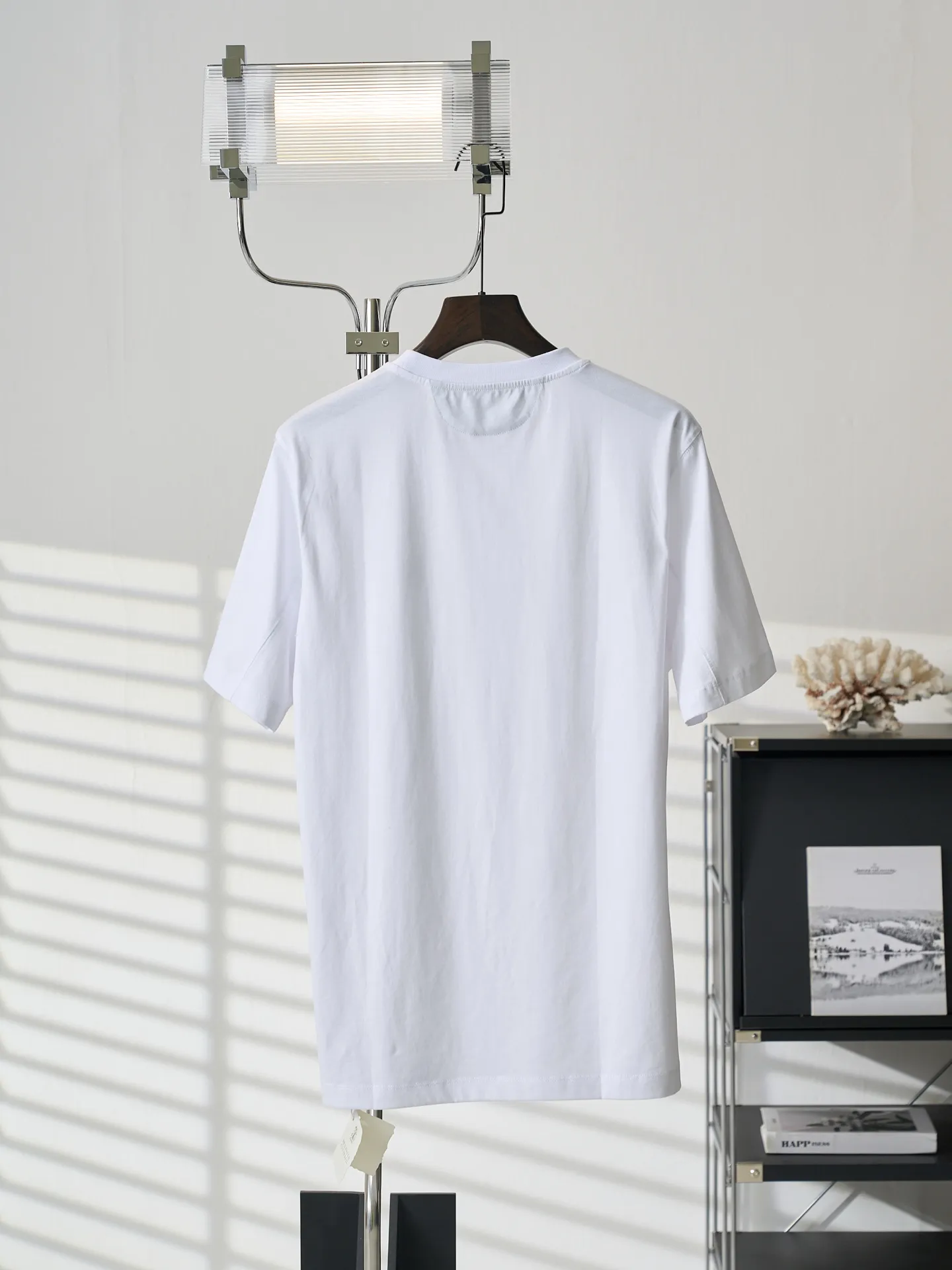 [Real auction] Brunello Cucinelli/BC small label embroidery pullover round neck short-sleeved T-shirt [In Stock] S M L